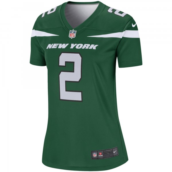 Women's New York Jets Zach Wilson Nike Gotham Green Legend Jersey