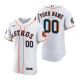 Houston Astros Custom White 2022 World Series Flex Base Jersey