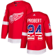 Adidas Detroit Red Wings #24 Bob Probert Red Home USA Flag Stitched NHL Jersey