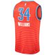 Men's Oklahoma City Thunder Kenrich Williams Fanatics Orange Fast Break Replica Player Jersey - Statement Edition