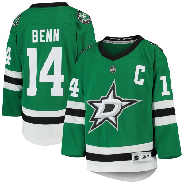 Youth Dallas Stars Jamie Benn Kelly Green Home Replica Player Jersey