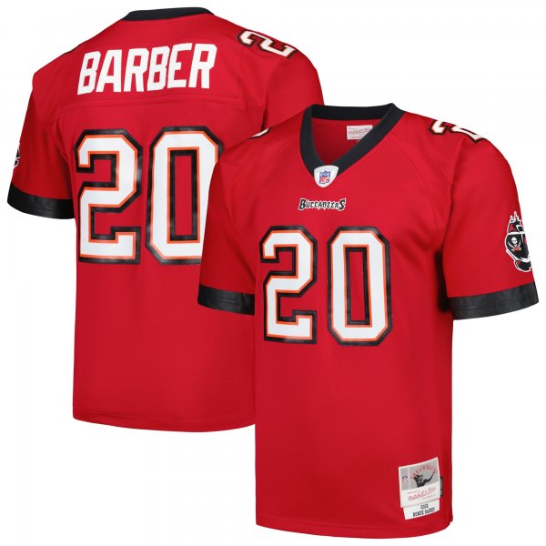 Men's Tampa Bay Buccaneers Ronde Barber Mitchell & Ness Red Legacy Replica Jersey