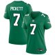 Women's Philadelphia Eagles #7 Kenny Pickett Nike Alternate Game Kelly Green Jersey