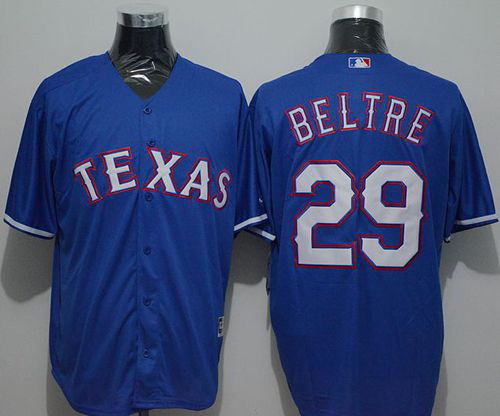 Texas Rangers #29 Adrian Beltre Blue New Cool Base Stitched MLB Jersey