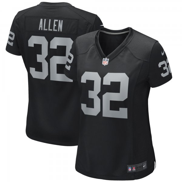 Women's Las Vegas Raiders Marcus Allen Nike Black Game Retired Player Jersey