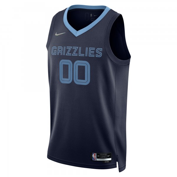 Men's Memphis Grizzlies Nike Navy 2021/22 Diamond Swingman Custom Jersey - Icon Edition