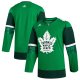 Men's Toronto Maple Leafs  adidas Kelly Green 2023 St. Patrick's Day Primegreen Jersey