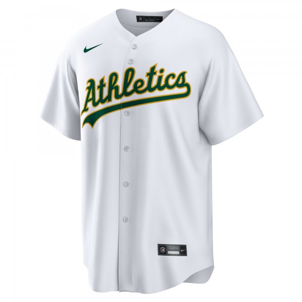 Men's Oakland Athletics Nike White Home Replica Team Jersey