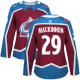 Adidas Colorado Avalanche #29 Nathan MacKinnon Burgundy Home Women's Stitched NHL Jersey