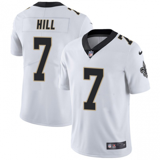 Men's Nike New Orleans Saints #7 Taysom Hill Vapor Untouchable Limited White Jersey