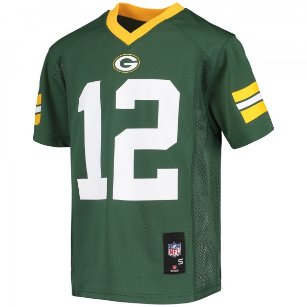 Youth Green Bay Packers Aaron Rodgers Green Replica Player Jersey