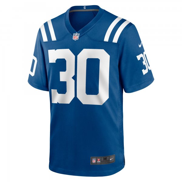 Men's Indianapolis Colts Darren Hall Nike  Royal Team Game Jersey