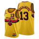 Men's Atlanta Hawks #13 Bogdan Bogdanovic Gold 2021-22 City Edition Throwback 90s Jersey