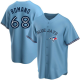 Men's Toronto Blue Jays #68 Jordan Romano Powder Blue Alternate MLB Jersey