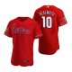 Philadelphia Phillies J.T. Realmuto Red 2022 World Series Flex Base Jersey