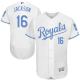 Kansas City Royals #16 Bo Jackson White Flexbase Collection 2016 Father's Day Stitched MLB Jersey