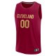 Men's Cleveland Cavaliers Fanatics Wine Fast Break Custom Jersey - Icon Edition