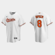 Men's Baltimore Orioles #8 Cal Ripken Jr. White Home MLB Jersey