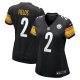 Women's Pittsburgh Steelers #2 Justin Fields Nike Black Player Jersey