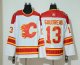 Men's Adidas Calgary Flames #13 Johnny Gaudreau White 2019 Heritage Classic Stitched NHL Jersey