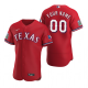 Men's Texas Rangers Custom Nike Scarlet 2020 Alternate Jersey