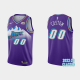 Men's Utah Jazz Custom #00 2022-23 Classic Edition Purple NBA Jersey