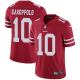 Nike San Francisco 49ers #10 Jimmy Garoppolo Youth Red Team Color Vapor Untouchable Limited Player NFL Jersey