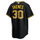 Men's Pittsburgh Pirates Paul Skenes Nike Black Alternate Replica Player Jersey