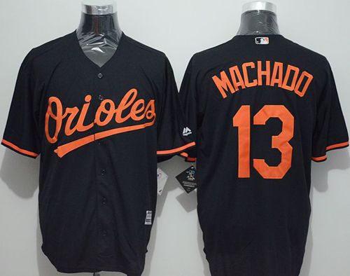 Baltimore Orioles #13 Manny Machado Black New Cool Base Stitched MLB Jersey