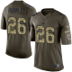 New York Giants #26 Saquon Barkley Green Men's Stitched NFL Limited 2015 Salute To Service Jersey