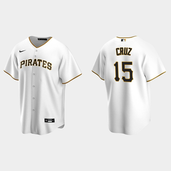 Youth Pittsburgh Pirates #15 Oneil Cruz White Home MLB Jersey