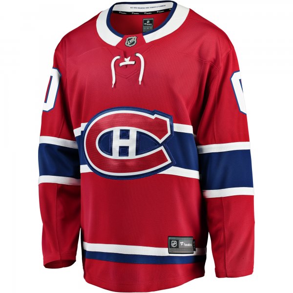 Men's Montreal Canadiens Fanatics Red Home Breakaway Custom Jersey