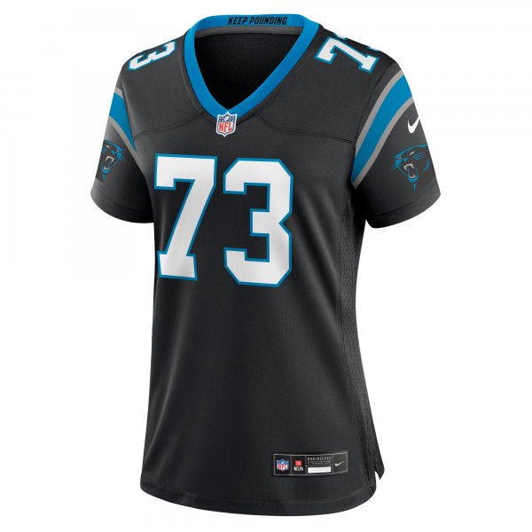 Women's Carolina Panthers Rashard Lawrence Nike  Black  Game Jersey