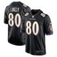 Men's Baltimore Ravens Isaiah Likely Nike Black Alternate Game Jersey