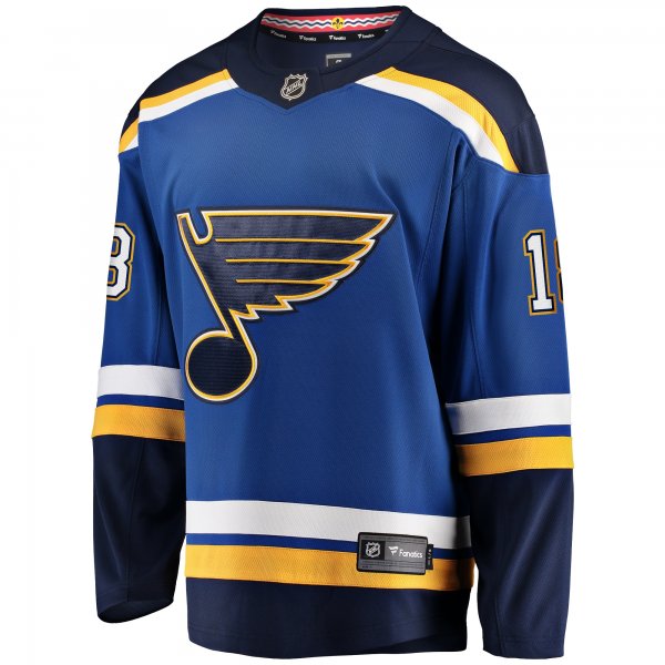 Men's St. Louis Blues Robert Thomas Fanatics Blue Home Breakaway Player Jersey