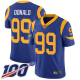 Los Angeles Rams #99 Aaron Donald Royal Blue Alternate Men's Stitched NFL 100th Season Vapor Limited Jersey