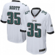 Youth Nike Philadelphia Eagles #35 Boston Scott Game White Jersey