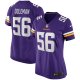 Women's Minnesota Vikings Chris Doleman Nike Purple Game Retired Player Jersey