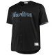 Men's Miami Marlins Black Big & Tall Replica Team Jersey