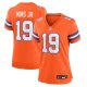 Women's Denver Broncos #19 Marvin Mims Jr Nike Orange Mile High Collection 1977 Throwback Player Jersey