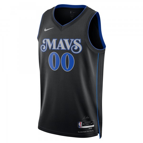 Unisex Dallas Mavericks  Nike Black 2023/24 Custom Swingman Jersey - City Edition