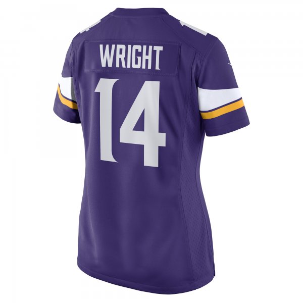 Women's Minnesota Vikings Ryan Wright Nike Purple Game Player Jersey