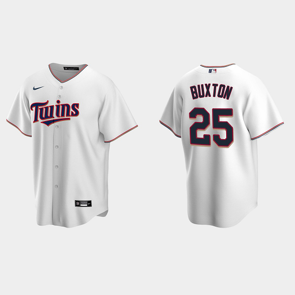 Men's Minnesota Twins #25 Byron Buxton Home Cool Base MLB Jersey - White