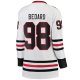 Women's Chicago Blackhawks Connor Bedard Fanatics White Away Premier Breakaway Player Jersey