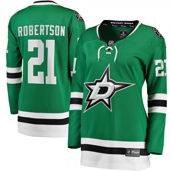 Women's Dallas Stars Jason Robertson Fanatics Kelly Green Home Breakaway Jersey