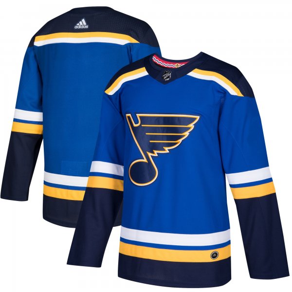 Men's St. Louis Blues adidas Blue Home Blank Jersey