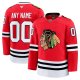 Men's Chicago Blackhawks Red Home Premium Custom Jersey