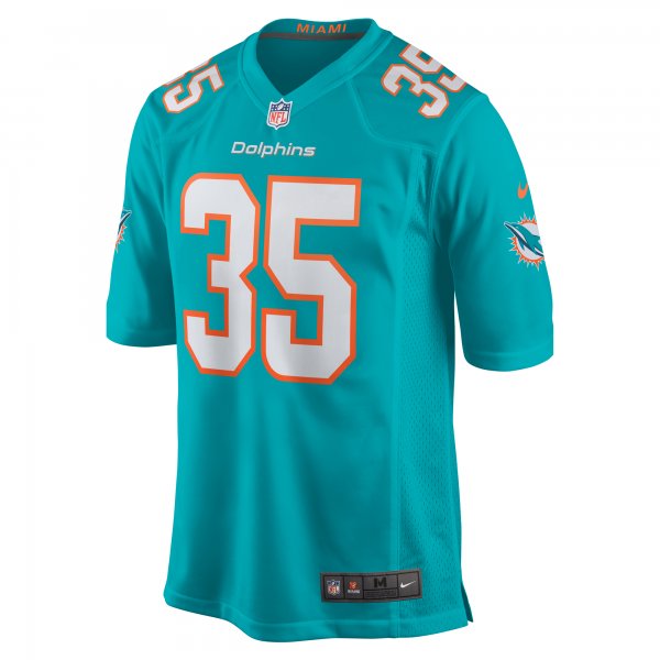 Men's Miami Dolphins Christopher Brooks Nike  Aqua Team Game Jersey