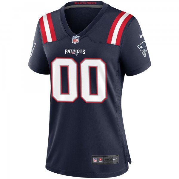 Women's New England Patriots Nike Navy Custom Game Jersey