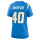 Women's Los Angeles Chargers Stephen Anderson Nike  Powder Blue  Game Jersey